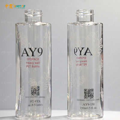 Цилиндрическая стеклянная бутылка Автоматическая экрановая печатная машина с позиционированием камеры